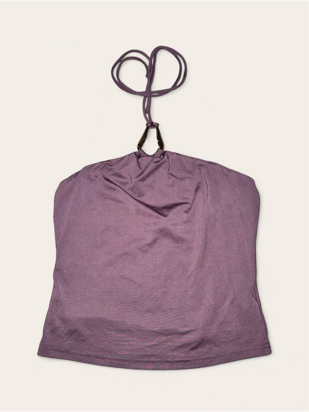 Princess Polly Plum Halter Tube Top Size 4 NWT